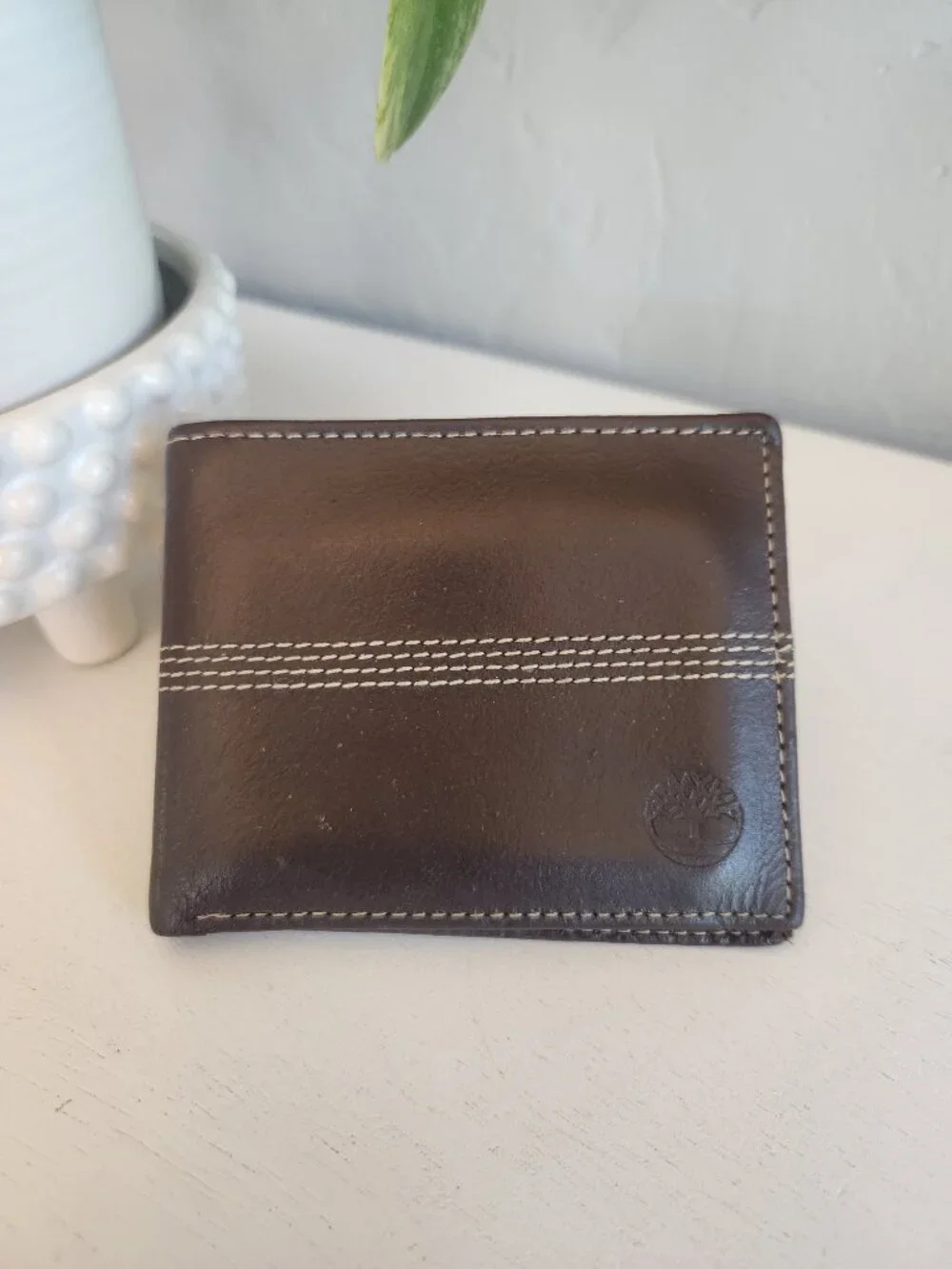 Timberland Brown Leather Men's Wallet - Picture 6 of 6